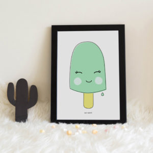 lamina personalizada infantil MrMint helado