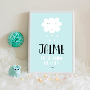lamina personalizada infantil MrMint caido cielo
