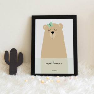 lamina personalizada infantil MrMint sweet dreams