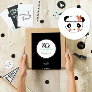 pack fiesta cumple personalizado Mrmint
