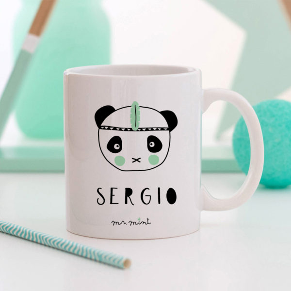 regalo taza personalizada Mrmint panda