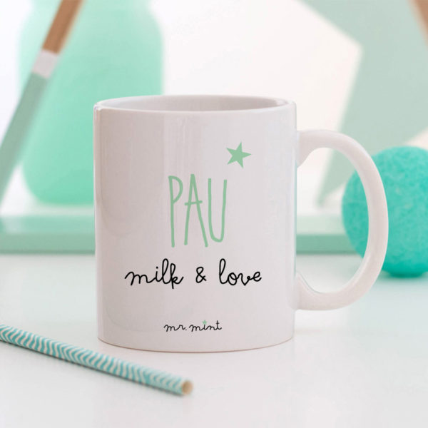 regalo taza personalizada Mrmint milk