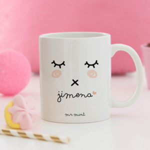 regalo taza personalizada Mrmint pestanas