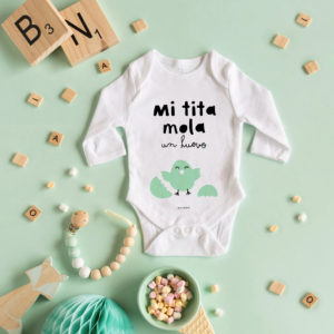 body personalizado MrMint recien nacido tita