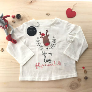 camiseta feliz navidad personalizada