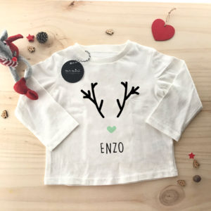 camiseta feliz navidad personalizada reno