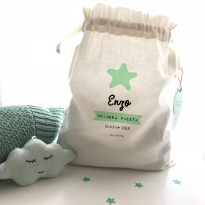 bolsa primera puesta personalizada