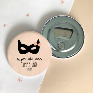 chapas espejos abridores personalizados cumpleaños