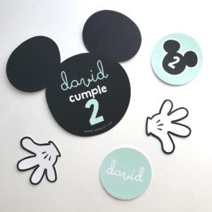 fiesta cumpleaños ratoncito mickey personalizada