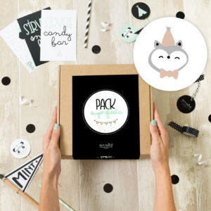pack fiesta personalizada cumple zorrito