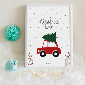 lamina Christmas Time gratis imprimible