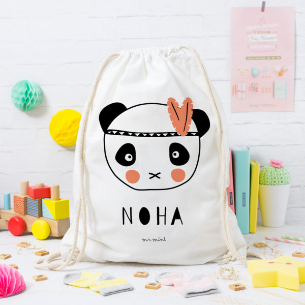 MrMint mochila personalizada panda brave