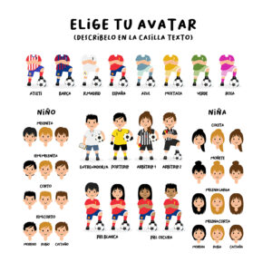 Avatares personalización futbolistas MrMint