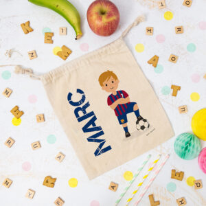 Bolsa Almuerzo futbolista personalizado MrMint