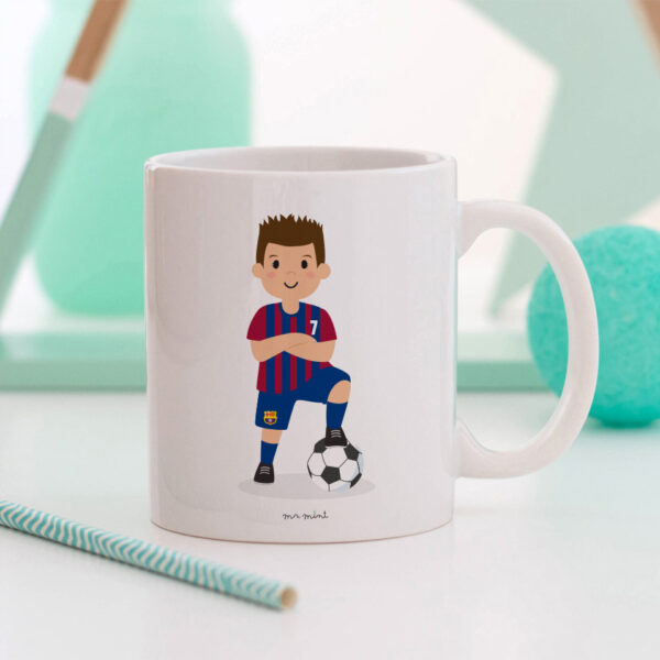 Taza futbolista personalizado MrMint