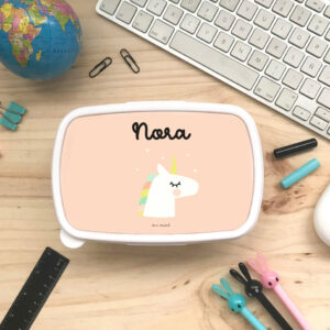 Tupper cole unicornio personalizada nombre MrMint