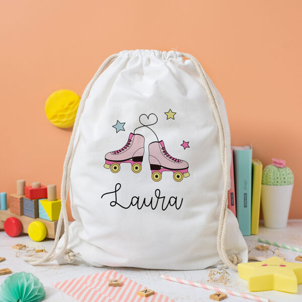 mochila patinaje personalizada nombre