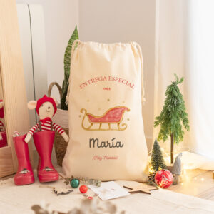 Saco Navidad personalizado Trineo