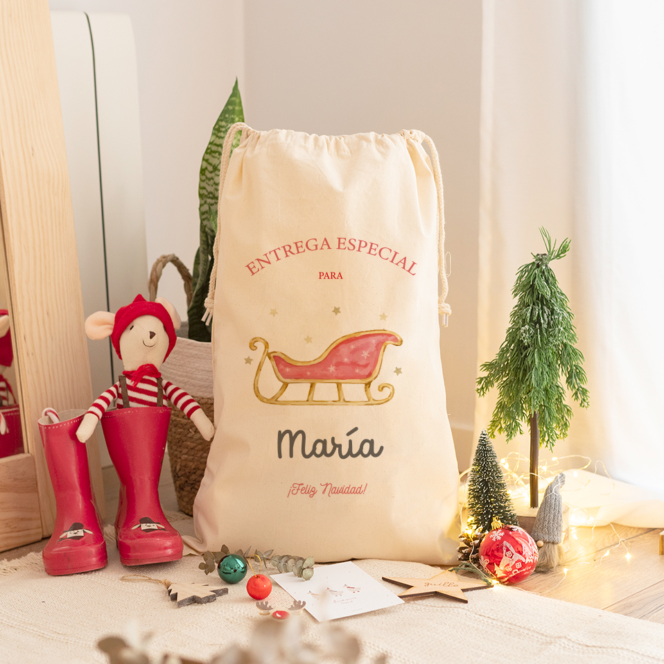 Saco_Navidad_Trineo Saco Navidad personalizado Trineo
